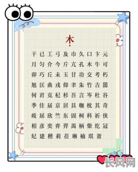 五行带木字，这些汉字在五行中扮演什么角色？