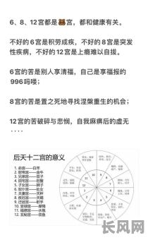 八字命盘12宫分别是什么？它们各自代表什么含义？