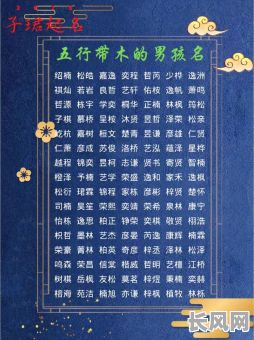 五行缺木八字喜火的男孩名字有哪些？如何挑选合适的好听名字？