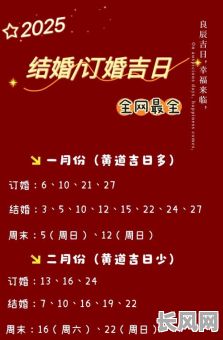 2025年腊月婚嫁吉日推荐及挑选指南