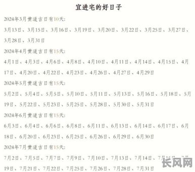 8月份入宅黄道吉日查询及选择指南