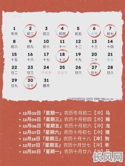 农历十二月最佳吉日选择指南，助您挑选全年最吉利的日子