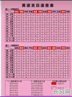 最准的黄道吉日，黄道 吉日