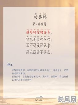 喜鹊枝头叫吉日_喜鹊枝头叫后半句
